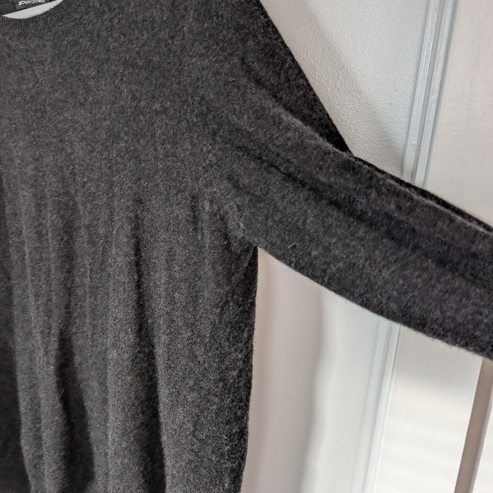 Mantovani Studio 100% Italian Cashmere Size XL Gray - Picture 3 of 7